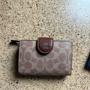 Coach Brown Key & Card Holder